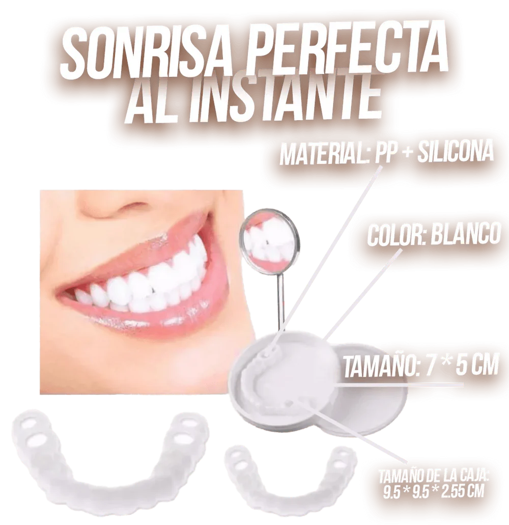 Smile Pro® - Carillas Dentales Removibles | Inferior y Superior