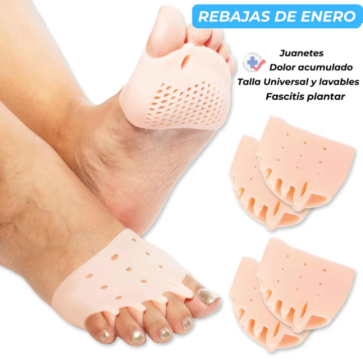 Almohadillas terapéuticas con Separador de dedos l PharmaToe™ [PAGA 1 Y LLEVA 2]