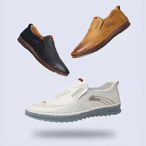 Mocasines de cuero para hombre