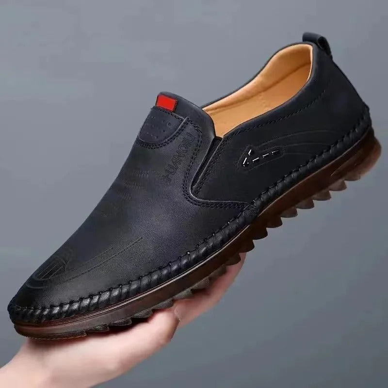 Mocasines de cuero para hombre